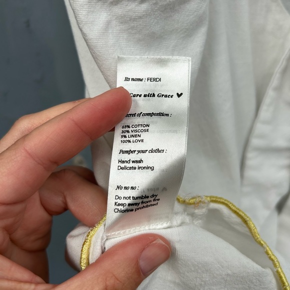 Grace and Mila Paris Ferdi Blouse, Large - Picture 9 of 10